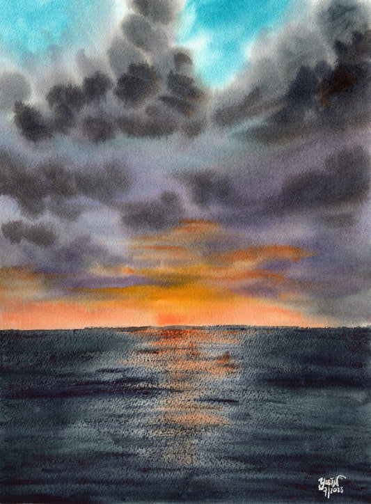 Sunset Clouds part 1 (Original)